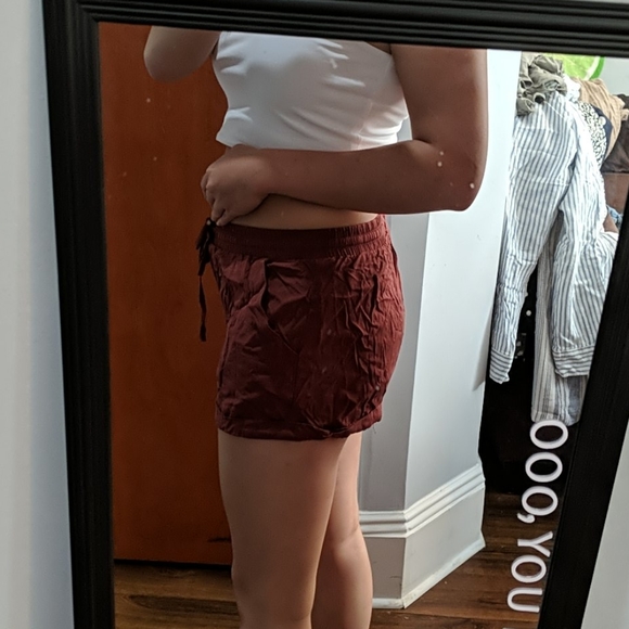 Forever 21 Burnt Orange Shorts - Picture 2 of 2